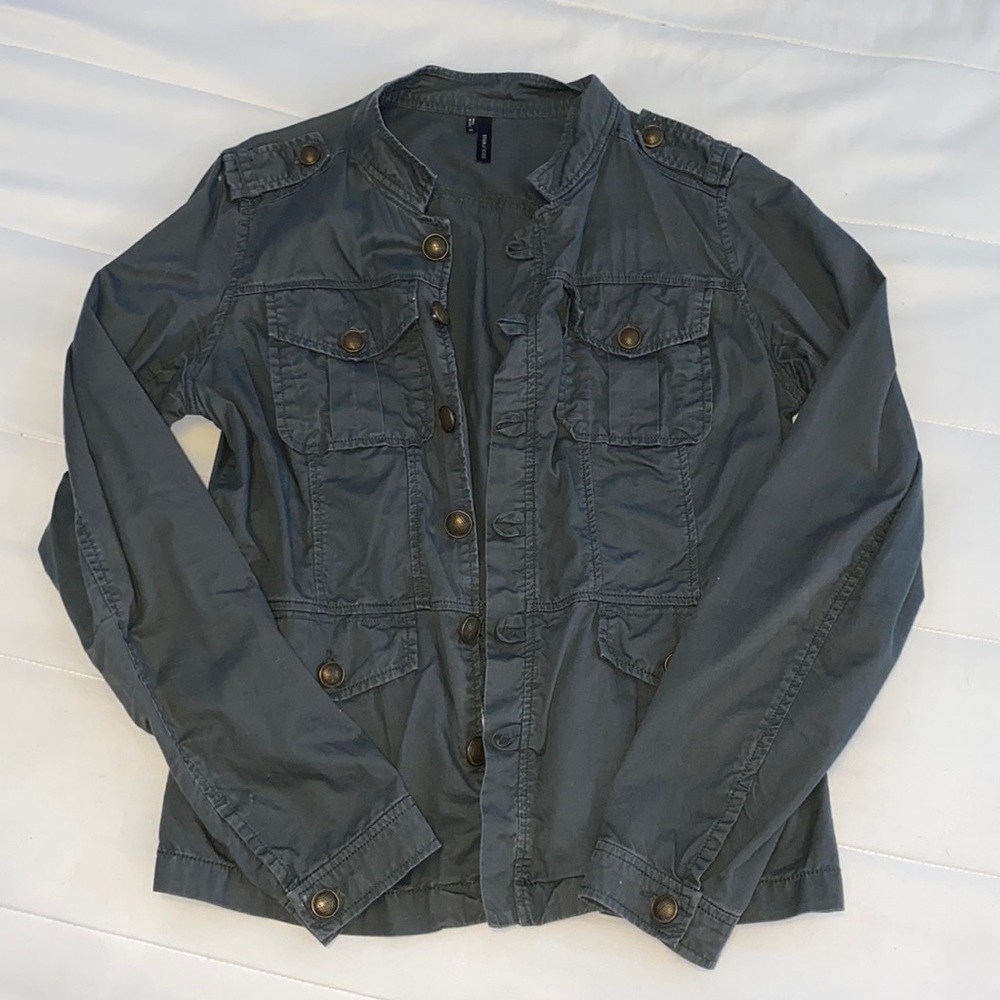 Maurices army green utility jacket size small
